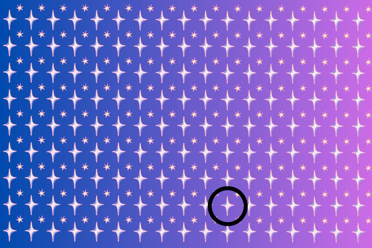 ¡Esta era la estrella diferente!