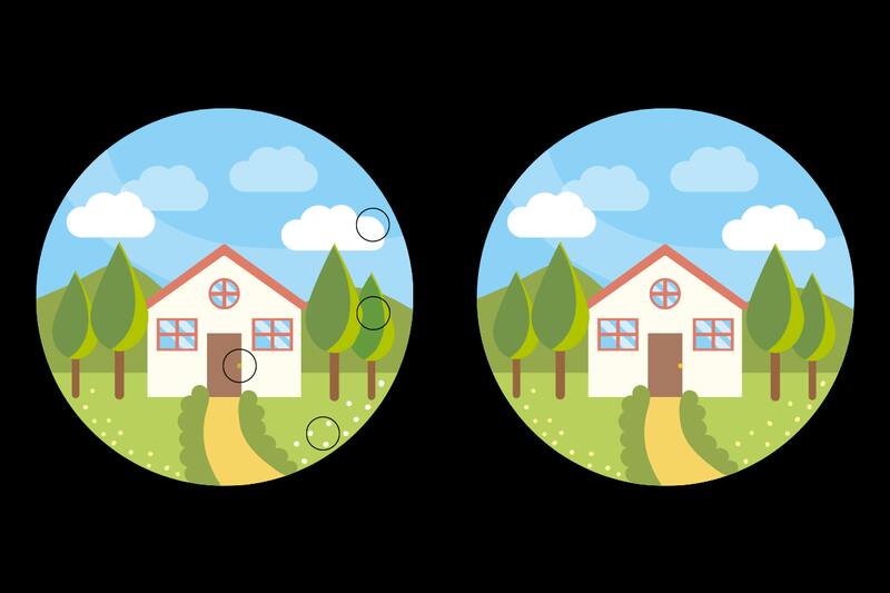 ¡Estas eran las cuatro diferencias!