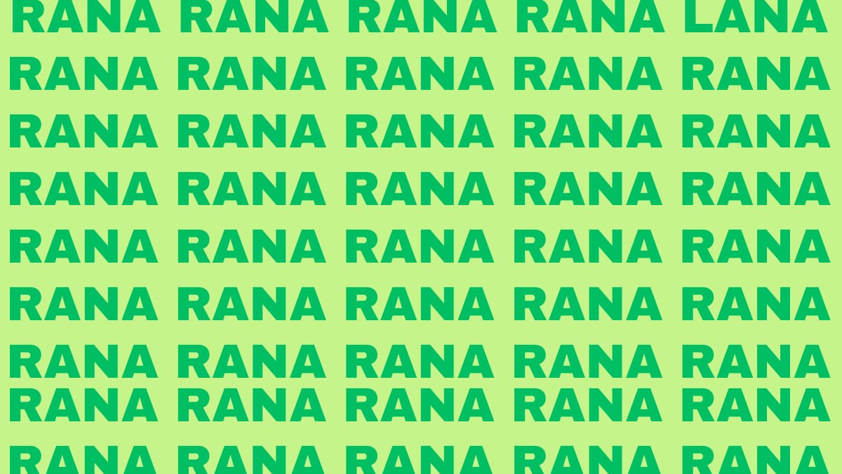 Test Visual: En solo 5 segundos encuentra la palabra diferente a las demás