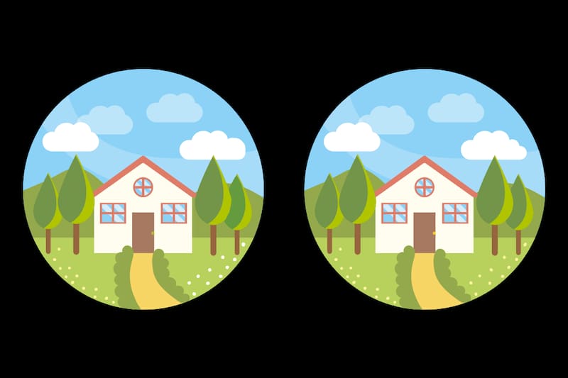 ¿Puedes encontrar las 4 diferencias entre los paisajes?