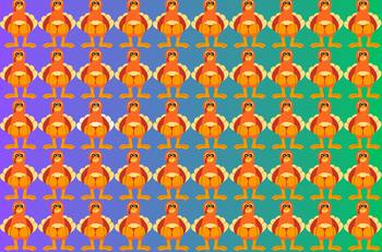 Test Visual: Solo el 10% de las personas encuentran los 3 pavos diferentes