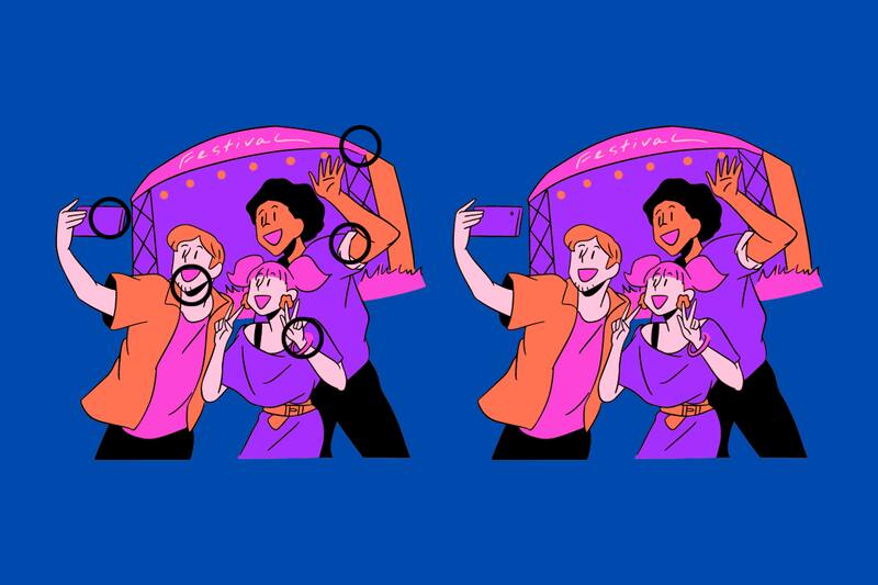 ¡Estas eran las cinco diferencias!