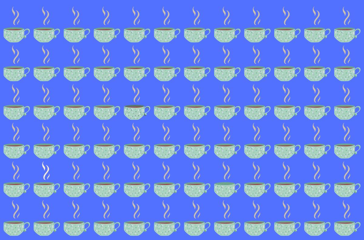 Test Visual: Solo los más ágiles logran encontrar las 4 tazas diferentes