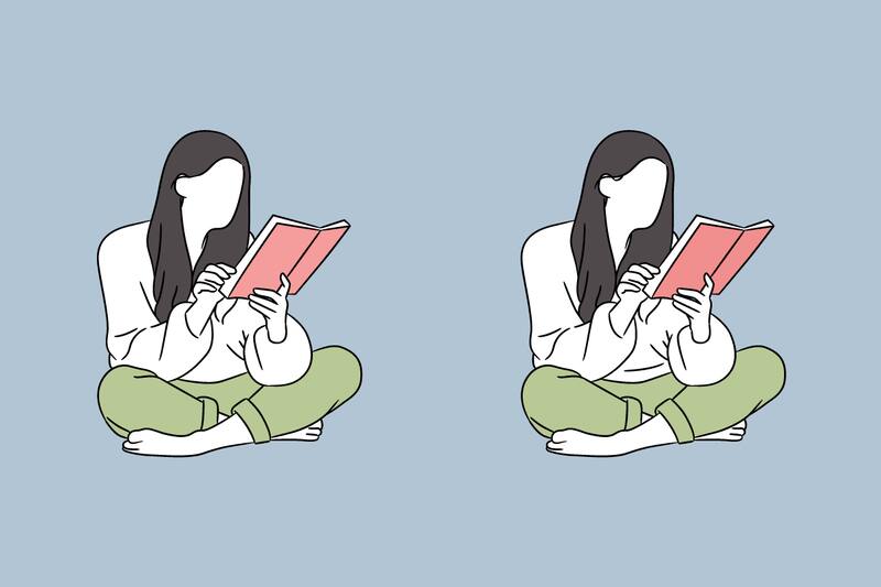 ¿Cuánto te demorarás en encontrar las 3 diferencias entre las dos lectoras?