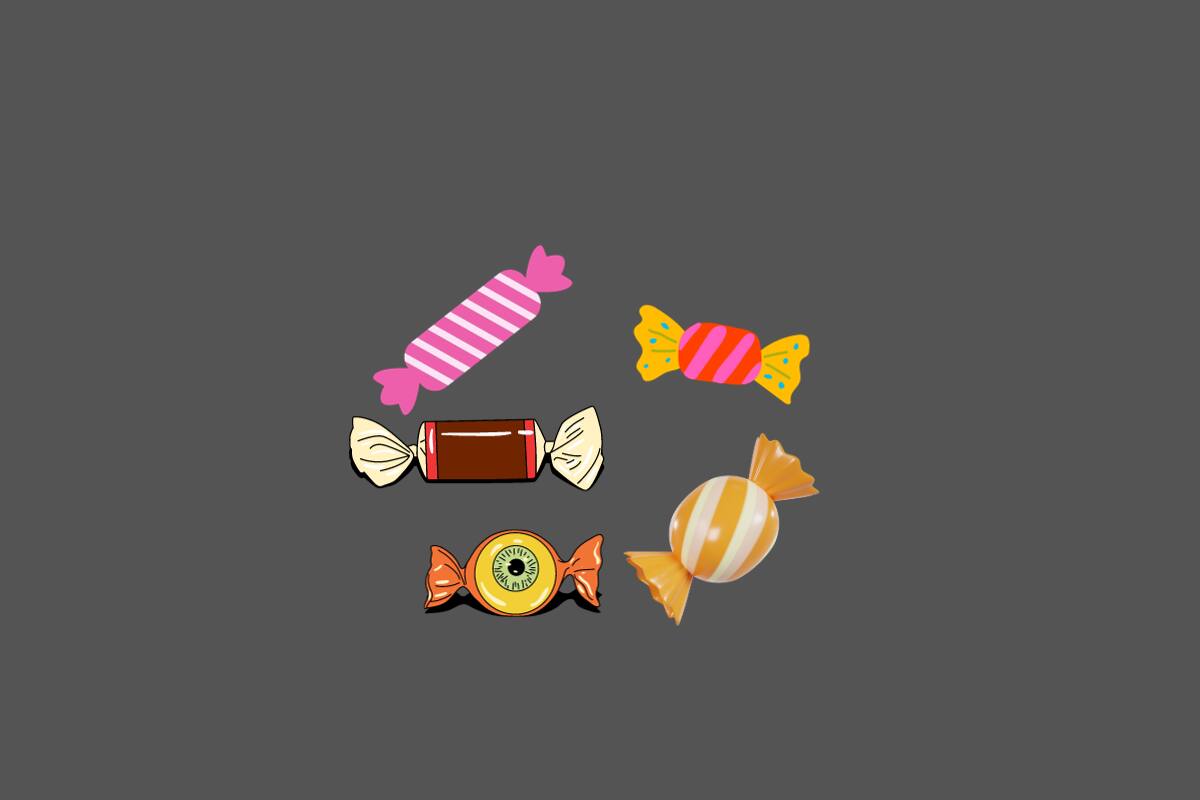 ¡Eran cinco dulces!