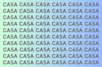 Encuentra el número “4″ que se esconde en este test visual