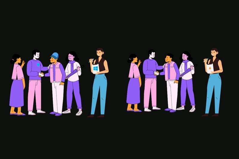 ¿Cuáles son las diferencias en la entrevista grupal? Encuéntralas en menos de 10 segundos para superar el reto.