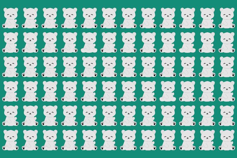 ¿Dónde están los ositos con patitas blancas?