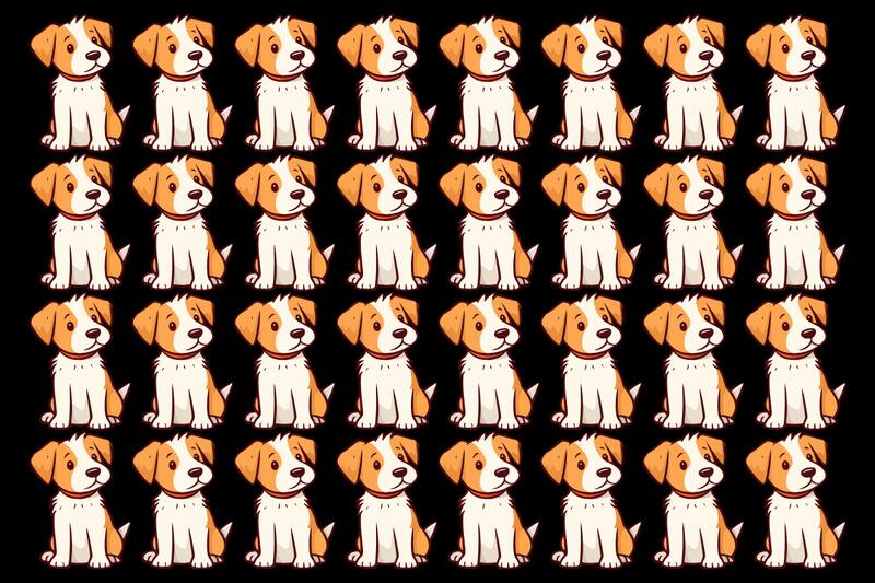 Demuestra tu habilidad y encuentra al perro diferente.