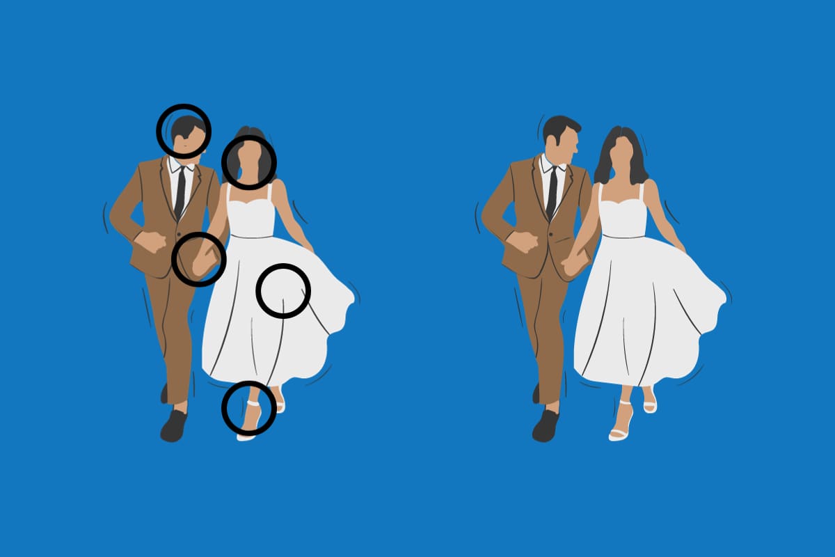 ¡Estas eran las diferencias entre las ilustraciones!