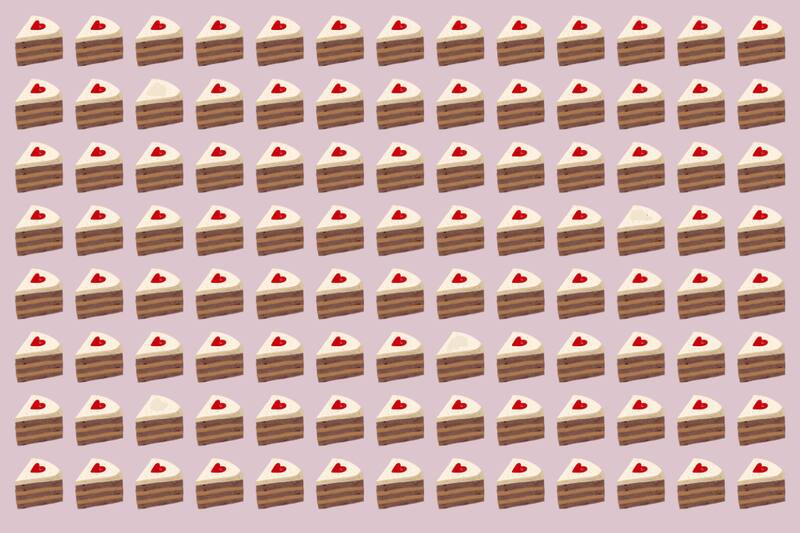 ¿Dónde están los pastelitos diferentes?