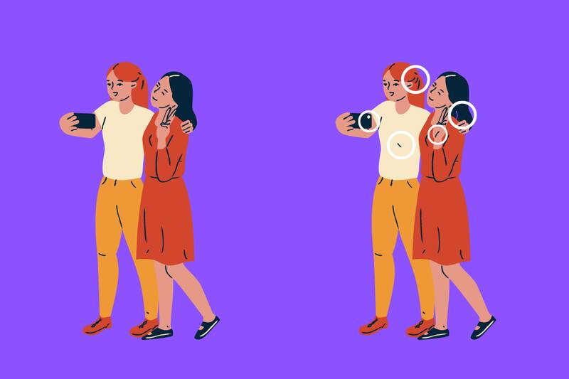 Aquí estaban las diferencias presentes en la imagen.