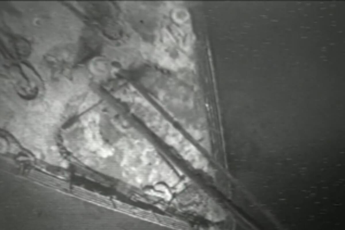 Publicaron un video nunca antes visto del Titanic. Créditos: WHOI.