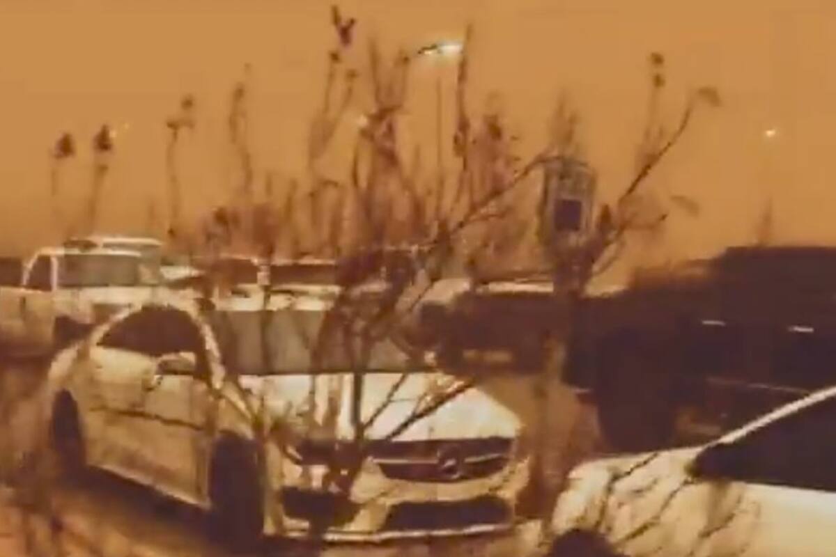 El fenómeno cubrió los cielos de Texas. Crédito: Captura de video.