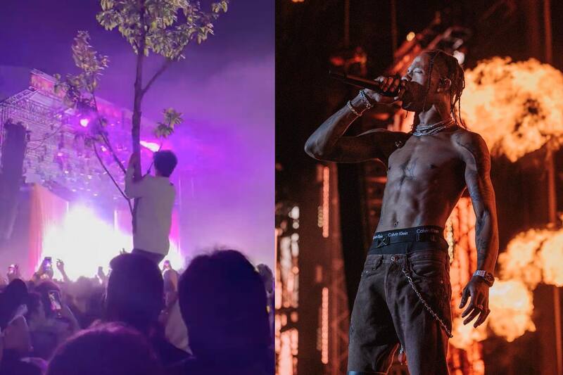 Travis Scott en el AXE Ceremonia 2023.