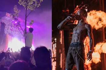 VIDEO | Fanático trepa un árbol para poder ver el show de Travis Scott en AXE Ceremonia 2023