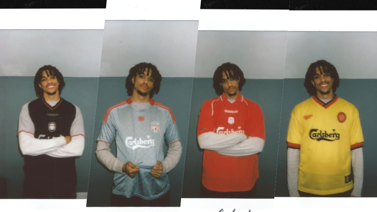 ¡Un clásico! Trent Alexander-Arnold se luce en fotos polaroids con camisetas viejas del Liverpool