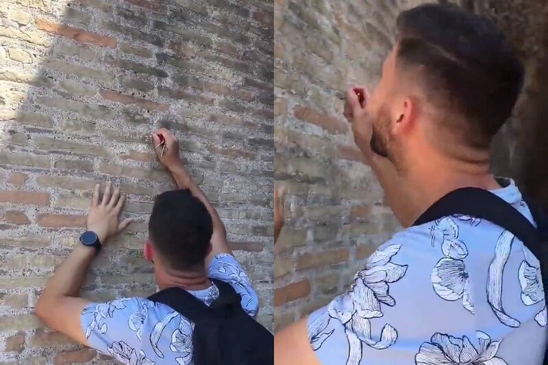 El video fue difundido por otro visitante en YouTube. Créditos: Captura Ryan Lutz.