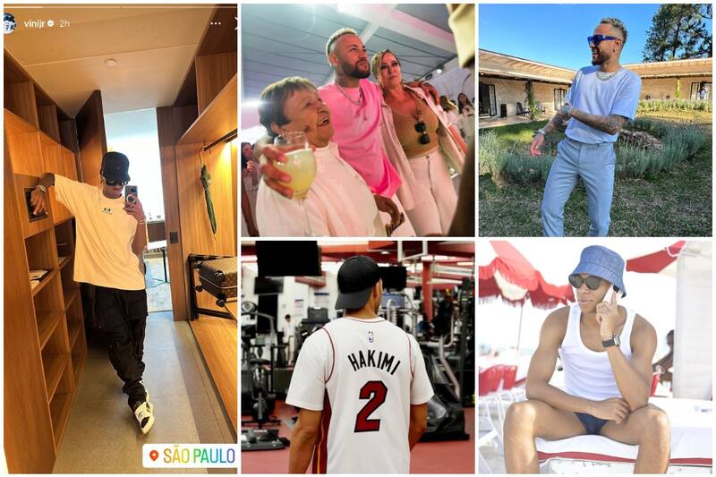 Las estrellas del fútbol mundial aprovechan al máximo sus vacaciones