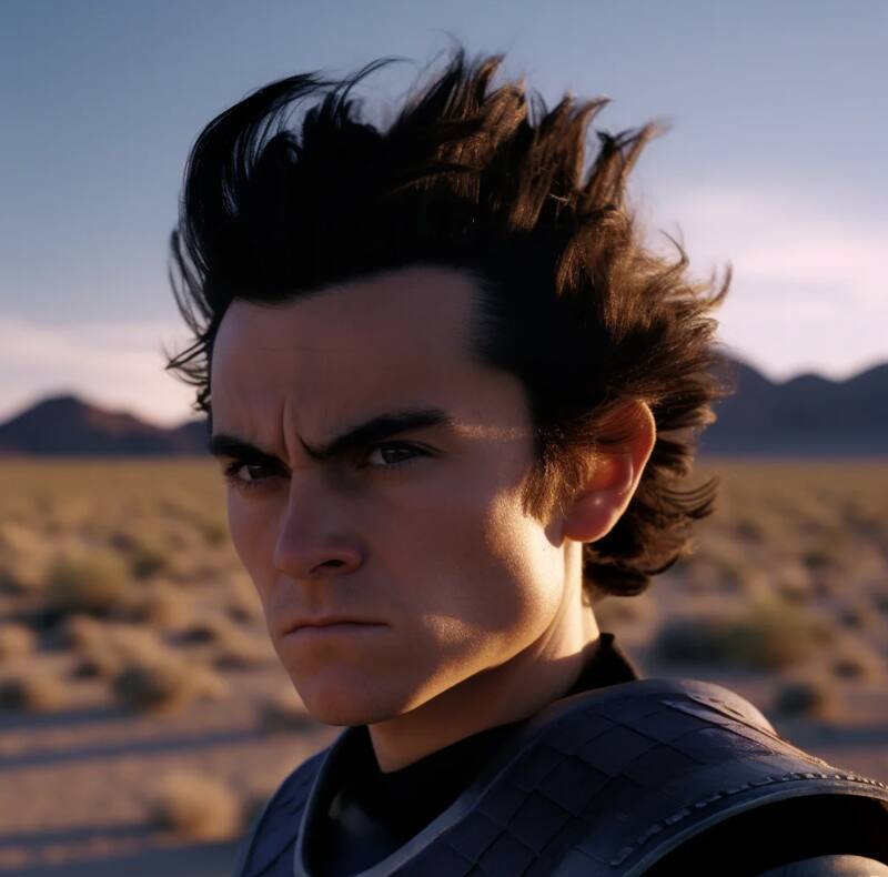 Vegeta, según la IA.