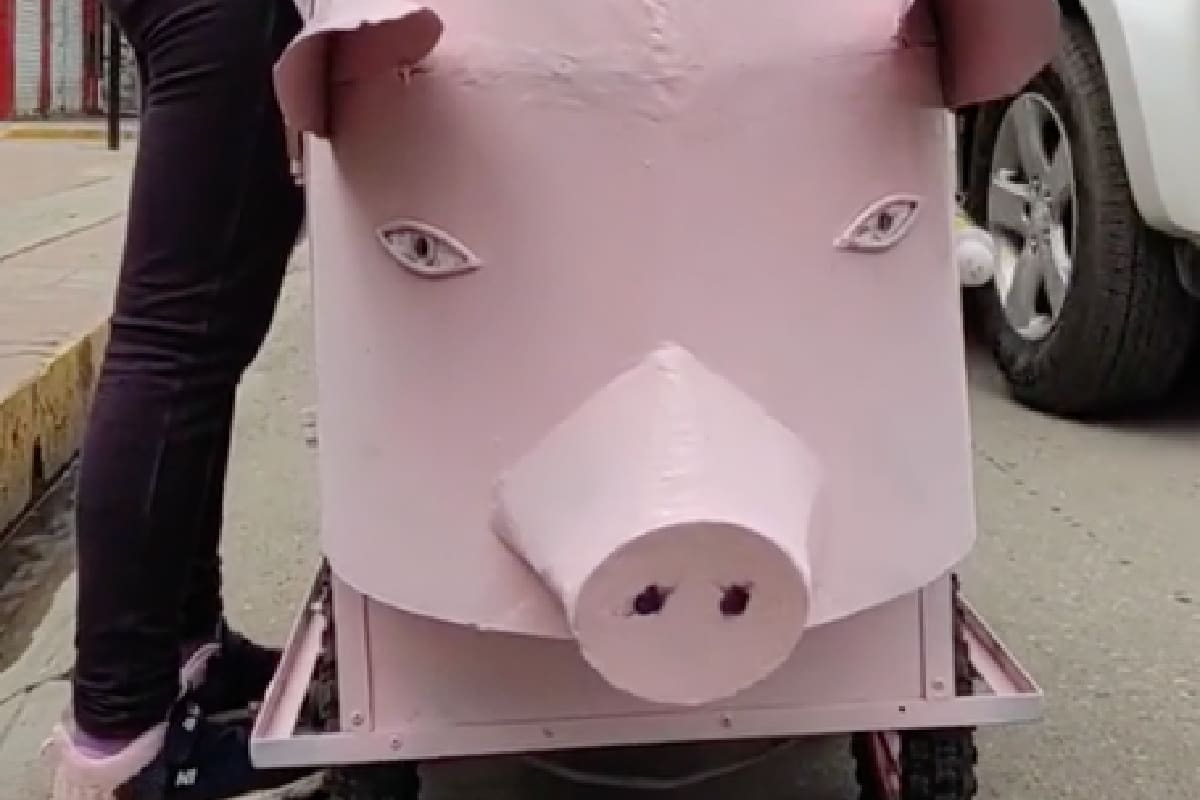 Vendedora de chicharrones en Perú se hace viral.