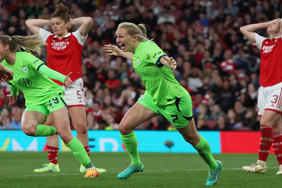 Pauline Bremer le dio una agónica clasificación al VfL Wolfsburg a la final de la Champions League.