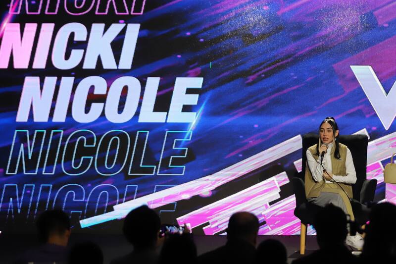 23 DE FEBRERO DE 2023/VIA DEL MAR
Nicki Nicole durante la conferencia de prensa del Festival Internacional de la Cancin de Via del Mar 2023
FOTO: MANUEL LEMA OLGUIN/AGENCIAUNO