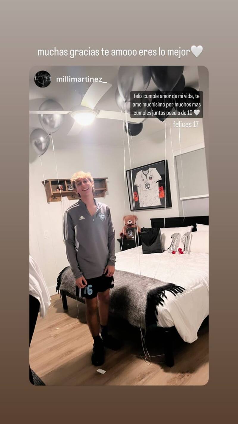 Vicente Araneda cumplió 17 años de edad.