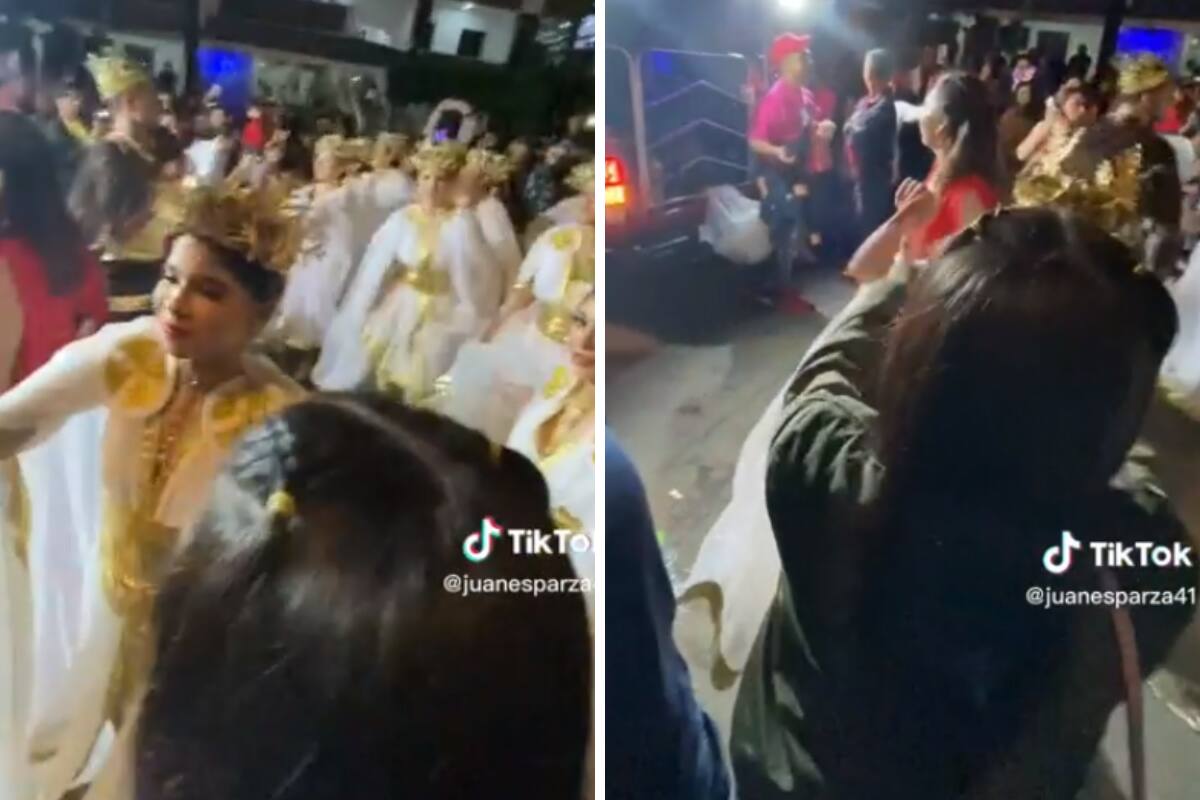 La joven agredió a la bailarina por intentar interactuar con su novio.