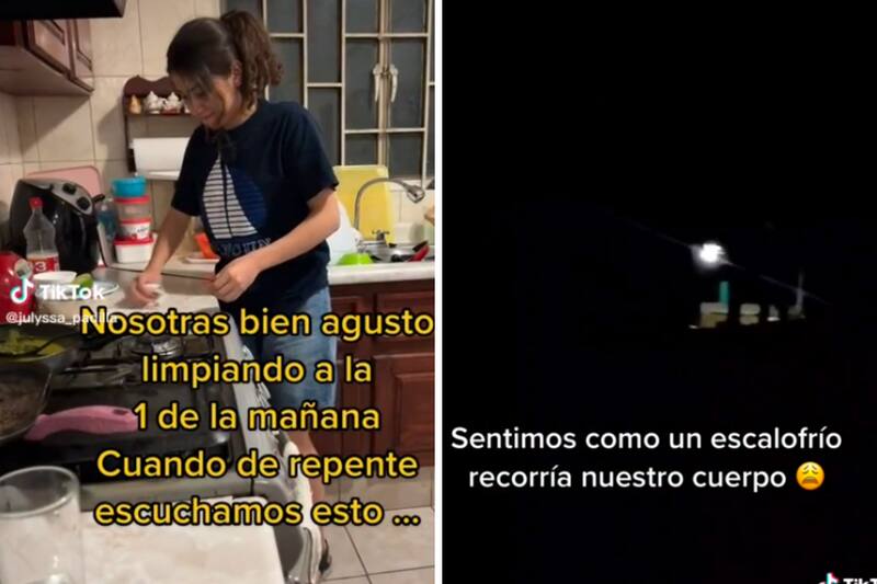 Las jóvenes escucharon a la llorona.