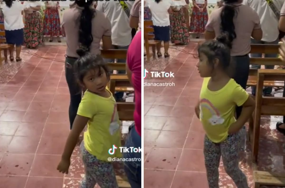 VIDEO| Menor baila reggaetón en una iglesia y se hace viral
