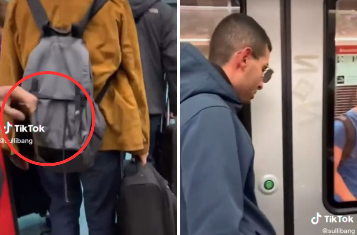 VIDEO| Captan momento en el que hombre se roba un celular en el Metro y se hace viral
