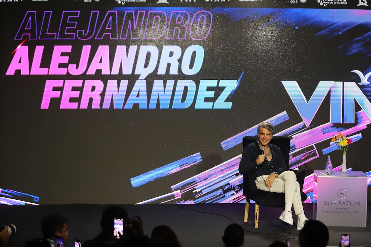 20 DE FEBRERO DE 2023/VIÑA DEL MAR
Alejandro Fernández durante la conferencia de prensa del Festival Internacional de la Canción de Viña del Mar 2023
FOTO: MANUEL LEMA OLGUIN/AGENCIAUNO
