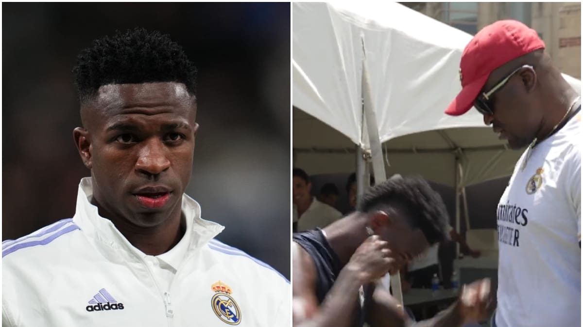 VIDEO | Vinícius Jr se atrevió a golpear a luchador de MMA de más de 110 kilos