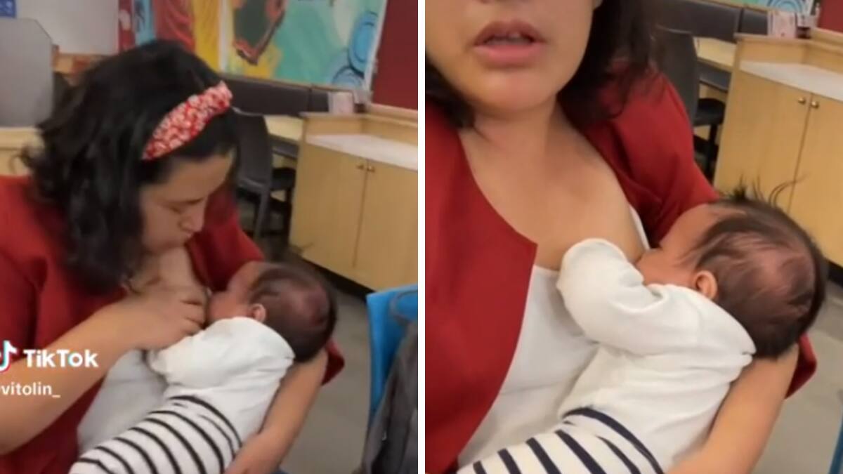 VIDEO| Mujer es agredida por amamantar a su bebé en público y caso se hace viral
