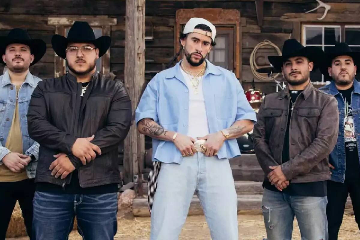 Grupo Frontera y Bad Bunny en el Coachella.