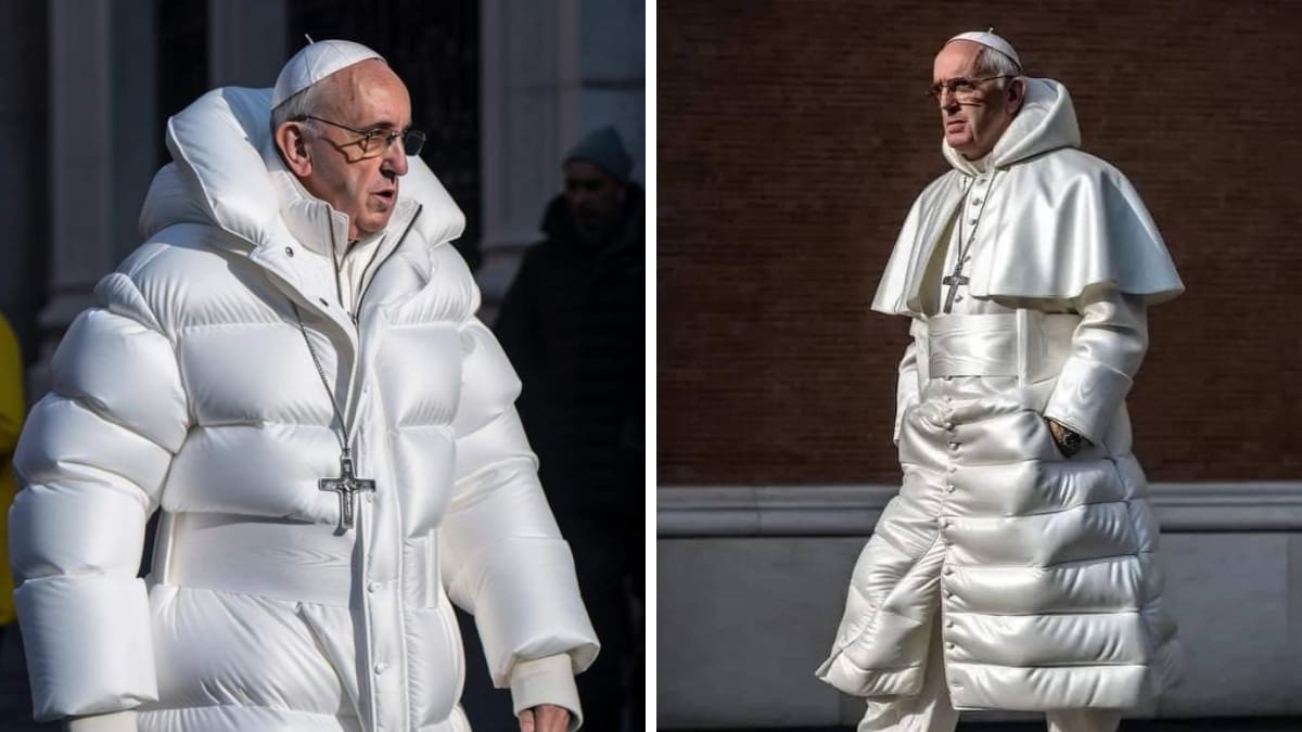 ¿Son reales las fotografías del Papa Francisco con una chamarra blanca? Te lo contamos