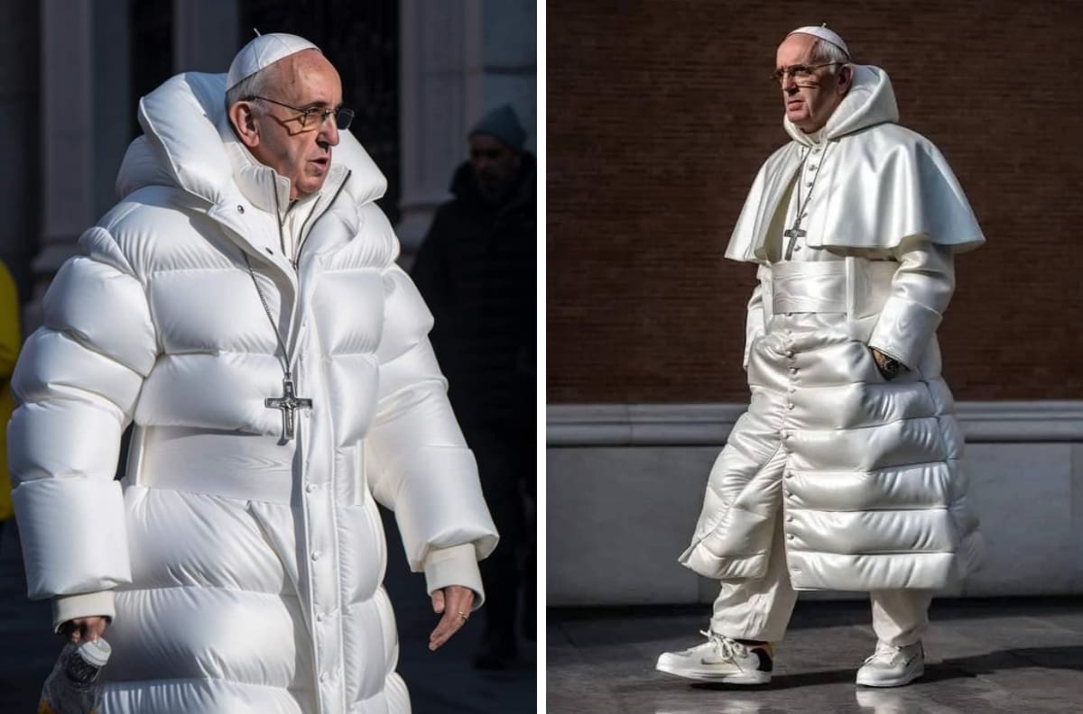 ¿Son reales las fotografías del Papa Francisco con una chamarra blanca? Te lo contamos