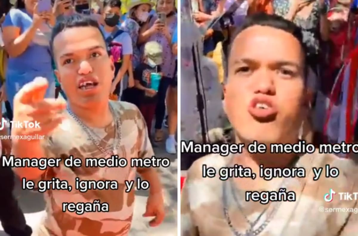 VIDEO| Regañan al Medio Metro original y su reacción se viraliza