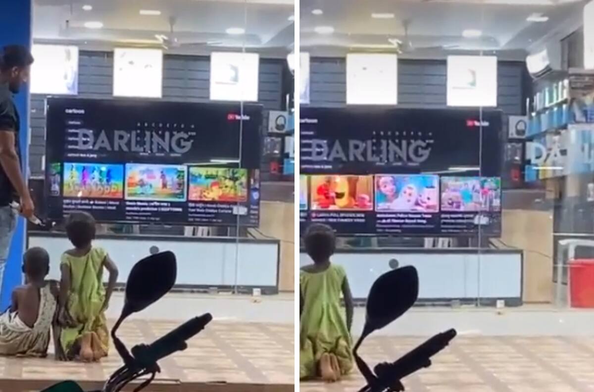 VIDEO| Dueño de tienda deja que niños de la calle elijan lo que quieren ver en la televisión