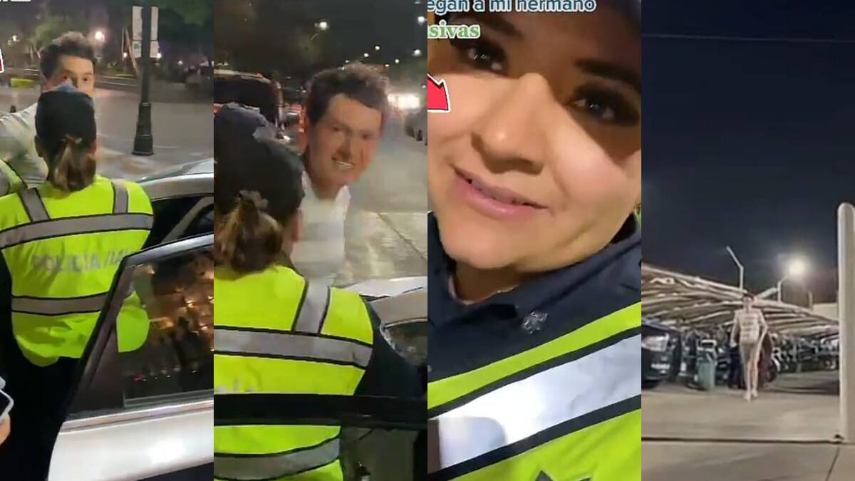 VIDEO| Capta momento en qué policías le pegan a su hermano y se vuelve viral en TikTok