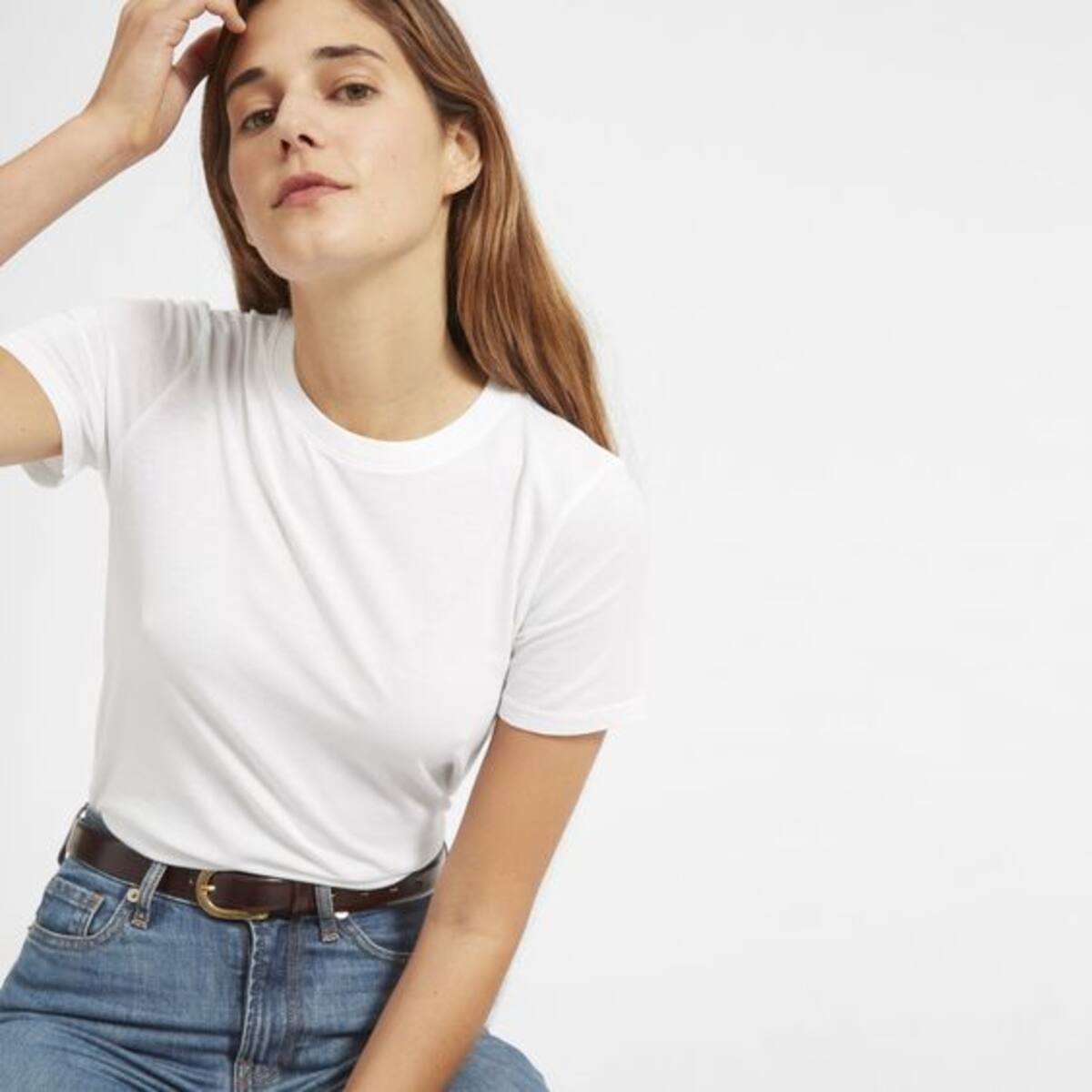 Blusa blanca.