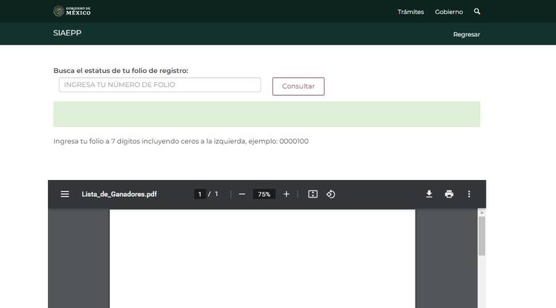 A través de este enlace podrás saber si fuiste beneficiado.