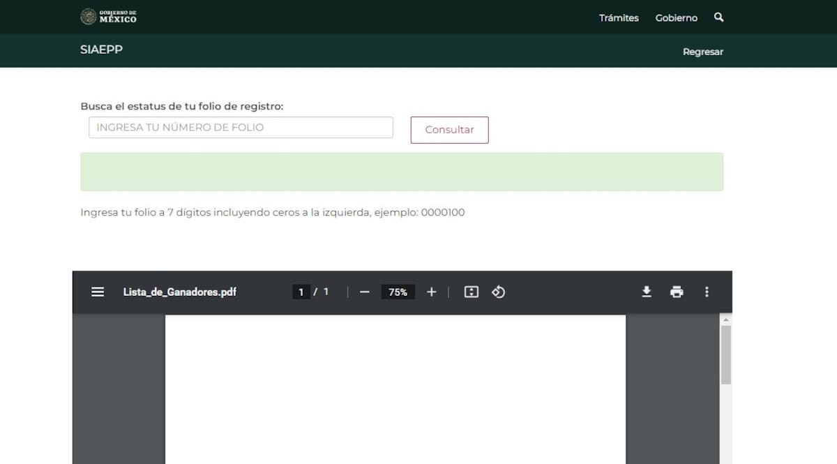 A través de este enlace podrás saber si fuiste beneficiado.