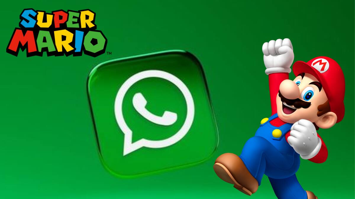 Ahora puedes cambiar el logo de WhatsApp por uno de la cara de Mario Bros