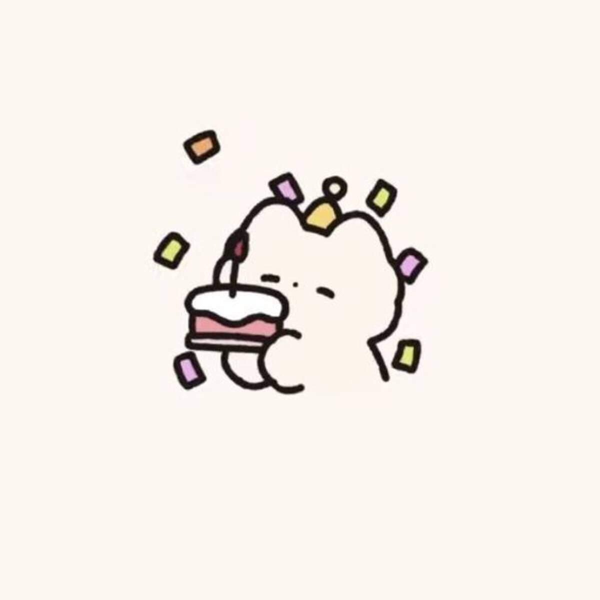 Los dibujos bonitos son una hermosa manera de desear feliz cumpleaños por WhatsApp.