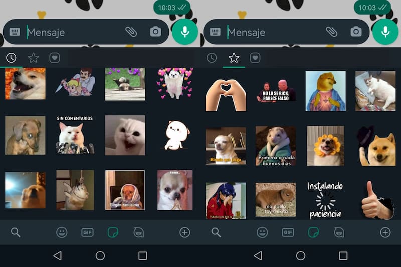 Los stickers funcionan como una manera entretenida de comunicarse. Créditos: En La Hora