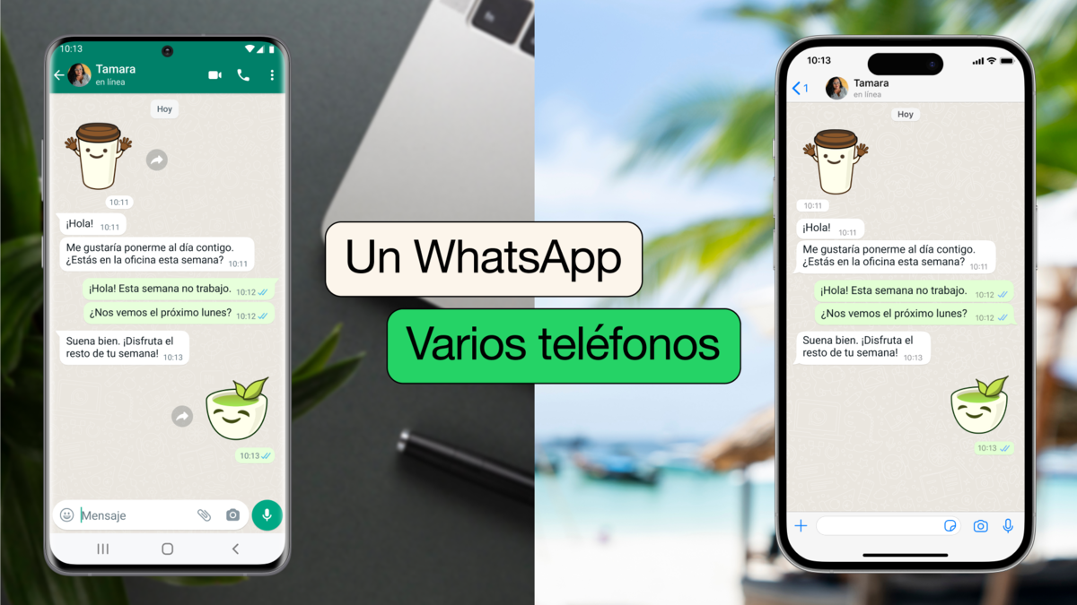 Podrás utilizar su misma sesión en más de un dispositivo. Créditos: Meta.