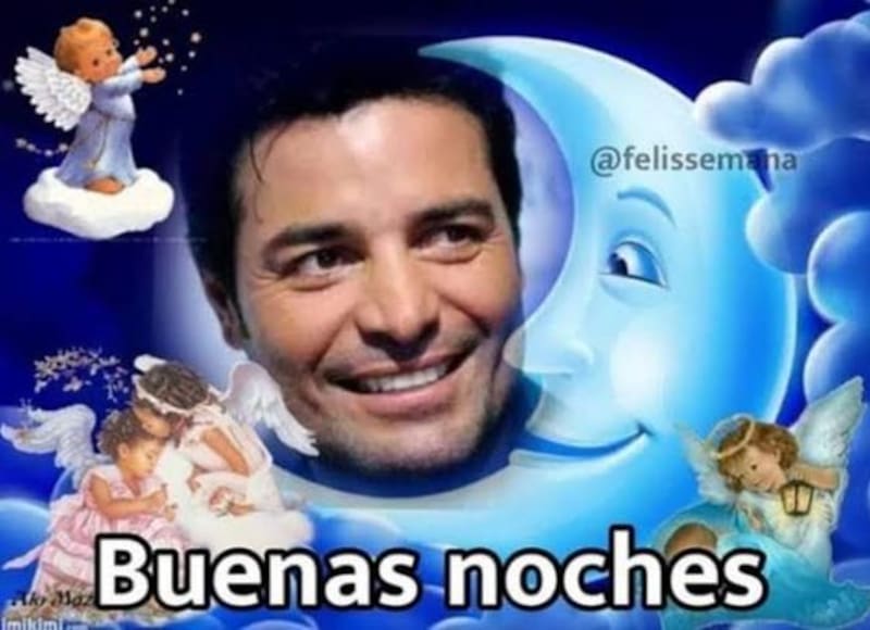 Chayanne es la mejor opción para desear buenos días y buenas noches por WhatsApp. Créditos: Pinterest.