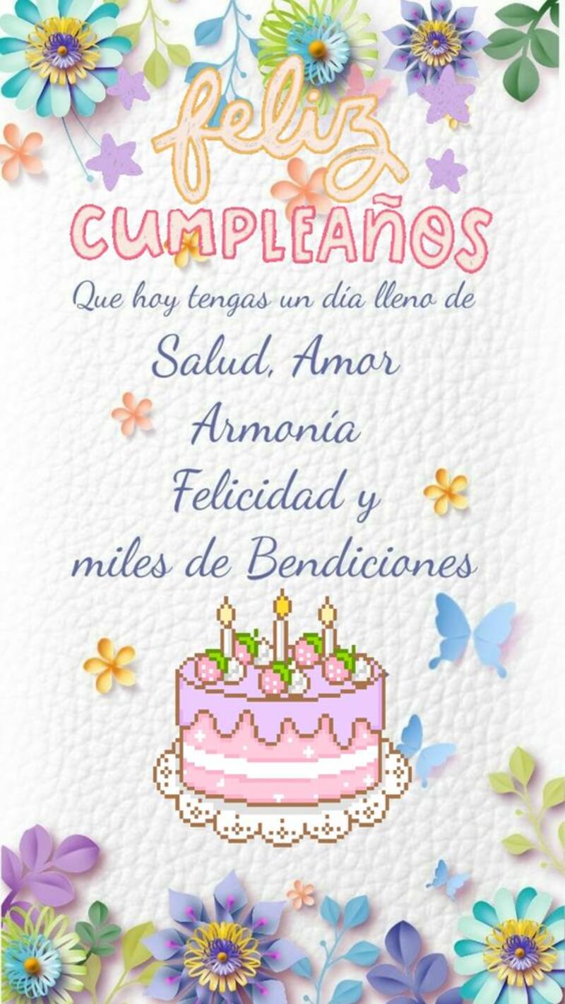 Un bonito mensaje para enviar a la persona que cumple años por WhatsApp.